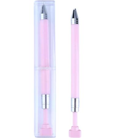 Nail Art | Manicure Art Drill Rhinestone Dotting Pencil - Manicure Art Pencil for Nails Lightweight Portable Nail Tool for Home Travel Pink - Buy Online on GoSupps.com