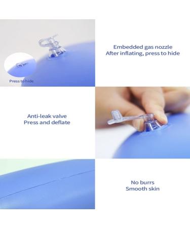 Inflatable Bed Pan Set for Elderly, Anti Bedsore & Washable - Portable Urinal for Bedridden Patients | 2PCS - Buy Online on GoSupps.com