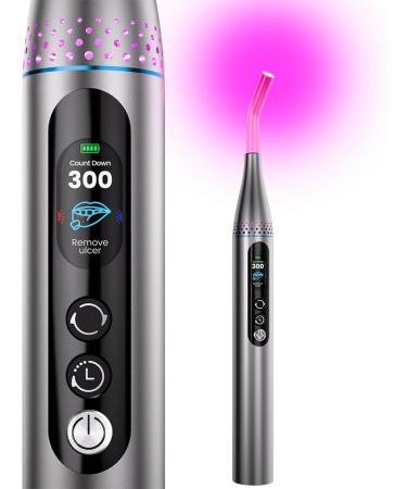 Red Light Therapy for Face, FSA HSA Eligible Cold Sore Treatment Red Light Therapy Wand, Rechargeable Clinical Grade Infrared Light Therapy, Ideal for Lips, Skin, Pain Relief, Fast Recovery