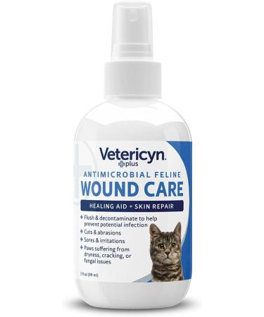 Vetericyn Plus Feline Wound and Skin Care Spray - Itch Relief for Cats, Safe for All Ages 3 oz - Buy Online on GoSupps.com