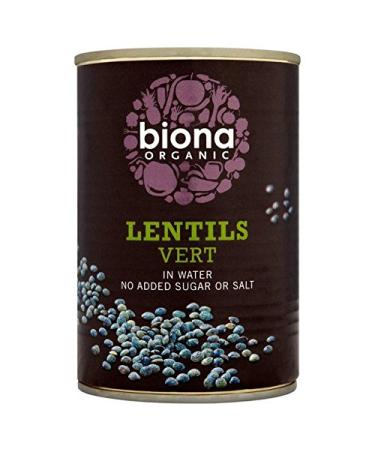 Biona Organic Lentils Vert - 400g