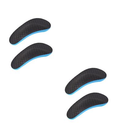 Mobestech 2 Pairs Arch Half Pad Foot Pad Cushions Foot Arch Support Pads Flatfoot Cushions Protective Arch Pads Practical Arch Cushions Men and Women Eva Arch of Foot Supplies