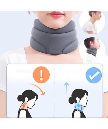 GLYMIN Cervicorrect Neck Brace Cervicorrect for Snoring Anti Snore Neck Brace Relief Neck Pain Neck Brace Cervical Collar Support Neck Wrap and Stabilize Neck Support Brace for Women and Men (Grey) - Buy Online on GoSupps.com