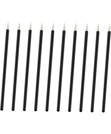 Mipcase 100pcs Makeup Brush Tools Liquid Makeup Cosmetics Brush Eye Shadow Eyelash Brush Disposable 10X0.5X0.5cm White - Buy Online on GoSupps.com