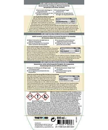 SIFI Grey Water Fresh Concentrate 2 x 800ml - Eco-Friendly Cleaning Solution for International Shipping - Buy Online on GoSupps.com