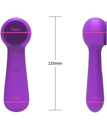 Silicone Cleansing Apparatus Electric Soft Silicone Cleansing Brush Waterproof Electric Face Cleansing Brush 3 Modes Deep Cleansing & Gentle Exfoliating for All Skin Types (Pink) - Buy Online on GoSupps.com
