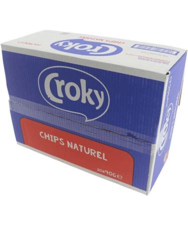  Croky Croky Naturel 40 grams - box of 20 sachets - Buy Online on GoSupps.com