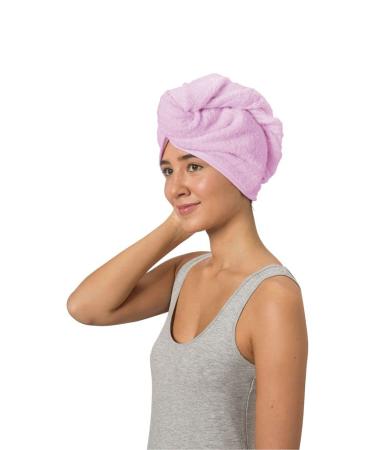Pana Hair towel Hair turban microfiber Care oils impregnated Roca clasp approx. 64 x 23 cm For the special care of the hair Keratin oil