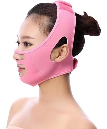 Double Chin Reducer & Jawline Shaper Bandage - V-shaped Face Slimming Strap for Women - Buy Online on GoSupps.com