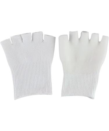 Beaupretty 3 Pairs Gel Socks Bunion Straightener Toe Spacers Toe Spreader Open Toe Socks Heel Sleeves for Cracked Heels Five Finger Socks Foot Care Socks Thumb Splitter White - Buy Online on GoSupps.com