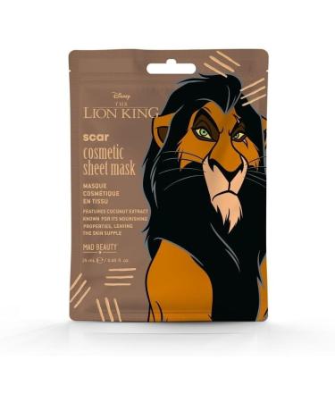 Mad Beauty - Disney The Lion King Cosmetic Face Sheet Mask Collection - 4 x 25 ml - Buy Online on GoSupps.com