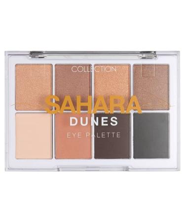Collection Cosmetics Intensely Pigmented Colour Eye Shadow Palette with 8 Stunning Shades Matte and Metallic Sahara Dunes