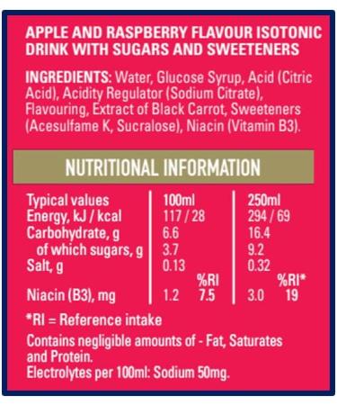 Lucozade Sport Body Fuel - Fruit Punch 12x500ml| Isotonic sports drink with Electrolytes and Vitamin B3 | Still | Bursting with Flavour Apple Fruit Punch Single - Buy Online on GoSupps.com