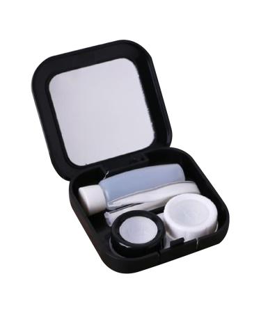 JTKREW Contact Lens Case Portable Hygiene Contact Lens Case Travel Set With Mirror for Daily Outings Such As Traveling and Working