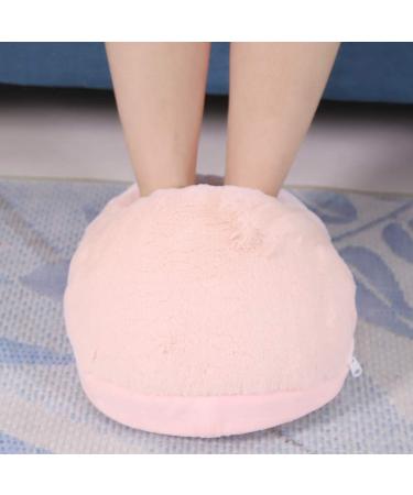 USB Foot Warmer Cushion Electric Heater for Winter - Cozy Slippers in Gray & Pink | Perfect for Office Use - Buy Online on GoSupps.com