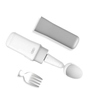 Parkinson Spoon Adaptive Utensil for Hand Tremor and Parkinson Disease with Self Stabilizing Smart Lift Kit for Parkinsons Patients or Tremors Sufferers Arthritis Aid Cutlery