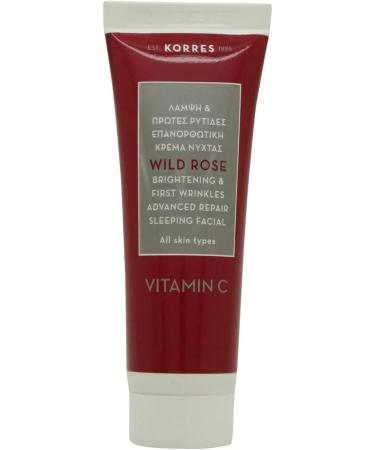 Korres Wild Rose Vitamin C Advanced Repair Sleeping Facial 16ml Travel Size - Buy Online on GoSupps.com