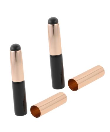 DOITOOL Lipstick Applicator Silicone Cosmetics Brush Makeup Brush Applicator Concealer Silicone Basting Brush Lipstick Brush Applicator Round Head Eye Shadow Brush Wood Miss