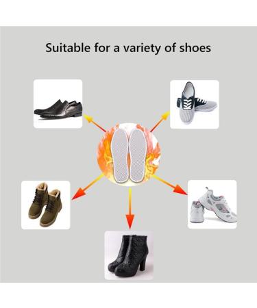 Self-Heating Insoles | Portable Winter Foot Warmers | Skin-Friendly Shoe Inserts for Hiking Fishing & Skiing | 10-Pack - Buy Online on GoSupps.com