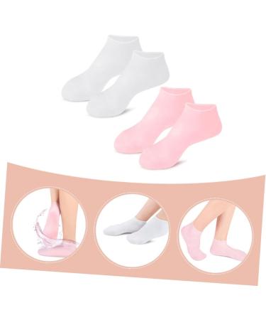 minkissy 10 Pairs Exfoliating Moisturizing Socks Pedicure Moisturizing Spa Socks Silicone Socks Foot Care Foot Care Products Moisturizing Foot Covers Sebs Women's Socks Elasticity Miss - Buy Online on GoSupps.com