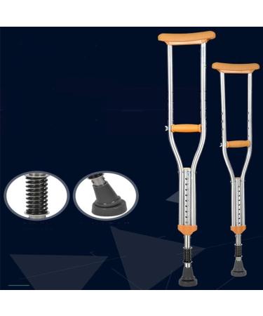 Crutches for Adults Underarm Underarm Crutches for Adjustable Modern Adjustable Double Barrel Crutches with PVC Handle Comfortable Crutches for Disabled Elderly Medical Insurance f Lucky Star Yellow Little - Buy Online on GoSupps.com