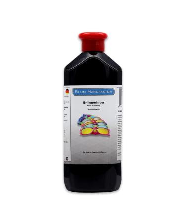 Blum Manufaktur - 500ml glasses cleaning glasses spray refill bottle - strip -free cleaning for glasses sunglasses reading glasses - Made in Germany - Buy Online on GoSupps.com