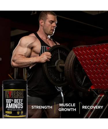 Universal Beef Aminos Tablets | 100% Pure Beef Protein Complex with EAAs & BCAAs | 66 Servings of Desiccated Argentine Beef Liver - Buy Online on GoSupps.com