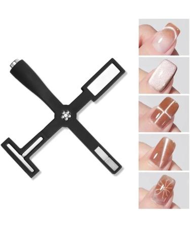 5 in 1 Eye Magnet for Nail Uv Gel Polish Varnish Multi-Function Pattern Salon Manicure Magnetic Design I4i4 Professional Black 1pcs - Buy Online on GoSupps.com