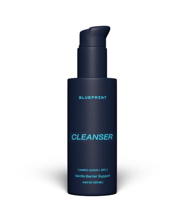 Blueprint Bryan Johnson Gentle Facial Cleanser with SFC & Hyaluronic Acid Age-Defying Gel Cleanser for Firm Balanced & Hydrated Skin Vegan Fragrance-Free