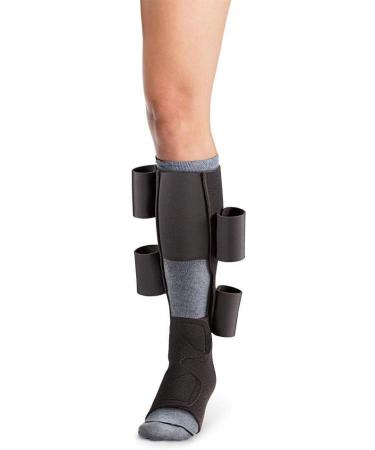 30-40 mmHg Compreflex Below Knee Compression Stockings with Boot - Low Stretch - Large Regular - Black | SIGVARIS - International Shipping Available - Buy Online on GoSupps.com