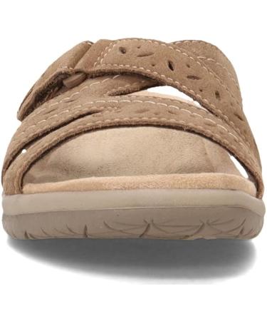 Earth Origins Women's Shantel Sandal - Sustainable Slip Resistant Everyday Sandal | Size 8 | Sedona Brown Synthetic - Buy Online on GoSupps.com