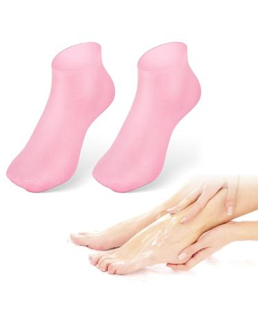 JOOTUEPO 1 Pair Moisturizing Exfoliating Socks Silicone Moisturizing Socks Anti Slip Aloe Socks for Dry Cracked Feet Women Repairing Dry Feet Cracked Heel and Softening Rough Skin - Buy Online on GoSupps.com