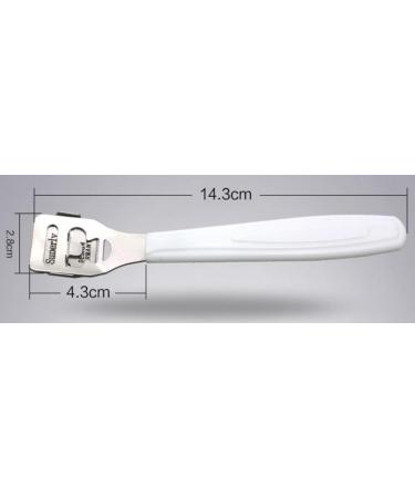 Mindruer Stainless Steel Dead Hard Skin Removal Tool Pedicure Pad Tool Foot Care Pedicure Solid Foot Heel Shaver Pedicure - Buy Online on GoSupps.com