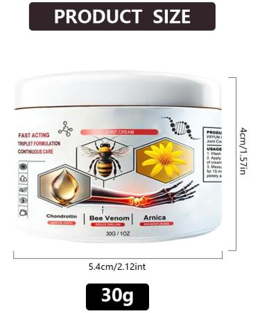 Zoydp Todahof Bienergiftsalbe - 3PCs Bee Cream for Pain Relief | BeeSergift Cream for Joint Pain & Quick Alleviation - Buy Online on GoSupps.com