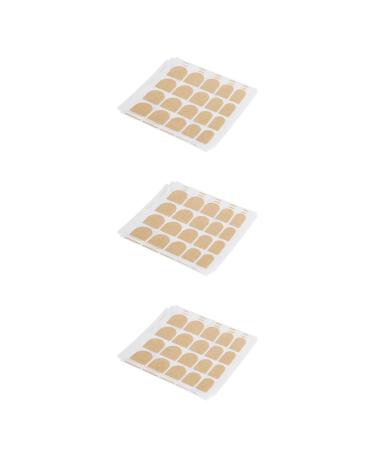 FOMIYES 150 Sheets Removable Nail Sticker Gel Nail Decals Nail Wraps Sticker Jelly Adhesive Tabs Jelly Gel Nail Sticker Nail Jelly Glue Stickers Nail Vinyls Detachable Fake Nail Stickers Yellowx3pcs 6.2X6.2cmx3pcs