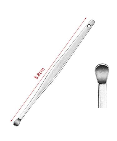 Men's 5pcs Spiral Ear Pick Wax Removal Set | Ear Care Cleaner Curette Stick | Overnight Delivery | Silver - Buy Online on GoSupps.com