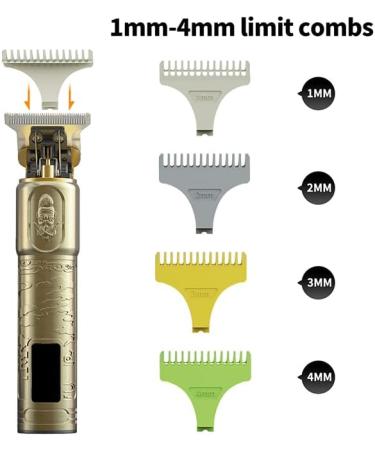 Bestauty 2-in-1 Hair Trimmer & Electric Razor for Men with 4 Guide Combs | USB Rechargeable Cordless Haircut and Beard Trimmer Kit for Salon/Barbers/Home Use - Buy Online on GoSupps.com