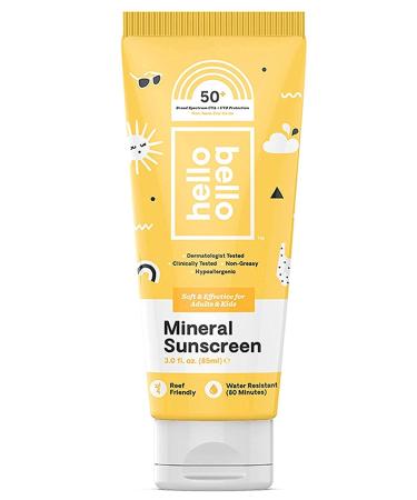 Hello Bello Sunscreen Lotion - 3Oz  Yellow