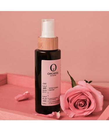 Omorfee 100% Organic Rosewater Facial Spray | Brightening Face Toner & Hydrating Mist for All Skin Types | Pure Bulgarian Rose Water - 3.38 Fl. Oz - Buy Online on GoSupps.com