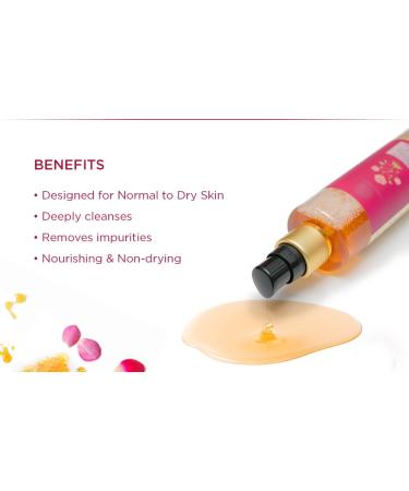 Forest Essentials Delicate Facial Cleanser Mashobra Honey Lemon & Rosewater | Ayurvedic Face Wash | Sulphate Free Glowing Skin | Nourishing Natural Gel Based Face Wash | Unisex | 130 ml - Buy Online on GoSupps.com