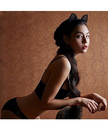 Sexy Lace Cat Ears Headband | Women's Fashion Hair Accessories - Black | Akak Store - Buy Online on GoSupps.com
