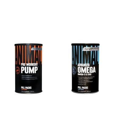 Animal Pump Preworkout 30 Count Omega Omega 3-6 30 Day Pack