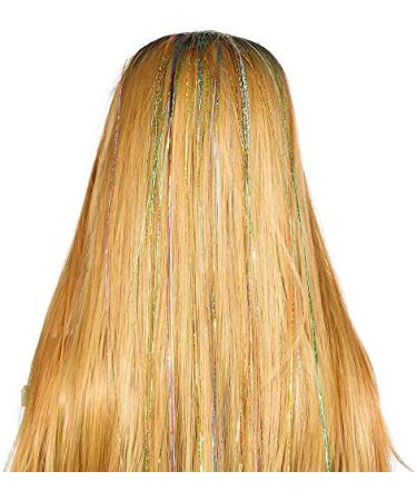 Buy Hair Tinsel & Rainbow Hair Extensions - 14 Colors 1680 Strands 35 Inch | Shop Now Worldwide - Buy Online on GoSupps.com