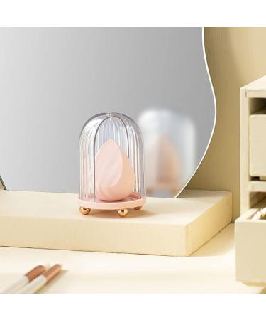 1pc Beauty Egg Storage Box Powder Puff Box Travel Breathable Pctg Pink - Buy Online on GoSupps.com