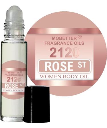 MOBETTER FRAGRANCE OILS 2120 Rose Street Women Perfume Body Oil (.33 Fluid oz 2120 Rose Street) 0.33 Fl Oz (Pack of 1) 2120 Rose Street