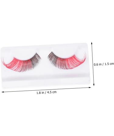FRCOLOR 21 Pairs Halloween False Eyelashes Pre Glued Lashes Strip Lashes Eye Lashes Extension for Halloween Soft Light Fake Lash Imported Fiber Miss End of Eye Accessories - Buy Online on GoSupps.com