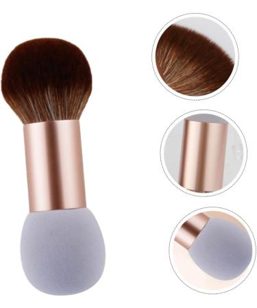 Set of 2 Makeup Cosmetic Tool Foundation Make-Up Powder Brush Cosmetic Brush Tool Dropshipping Painting Foundation Brush Blush Brush Double Brush Wooden Handle - Buy Online on GoSupps.com