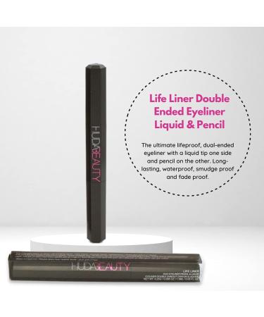HUDA BEAUTY Life Liner: Double Ended Liquid & Pencil Eyeliner - Buy Online on GoSupps.com