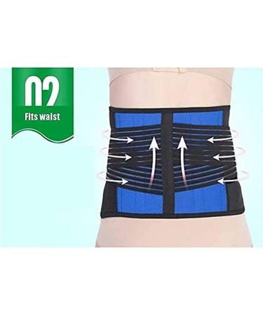 Buy Tylxayoxa Back Support & Lumbar Belt - Weight Loss Pain Relief Sports Protection | XXXXL/XXXXXX-LARGE Black - Buy Online on GoSupps.com