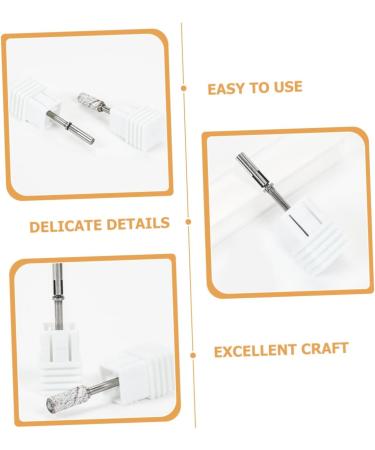minkissy Tools Nail Drill Shank for Nail Salon Manicure Polishing Heads Polishing Bit Nails Drill Shank Polishing Heads for Nail Manicure Salon Supplies Small Grinding Head Stainless Steel - Buy Online on GoSupps.com